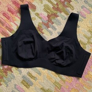 Honeylove Black Vamp BRA Wireless Support V Neck 1X